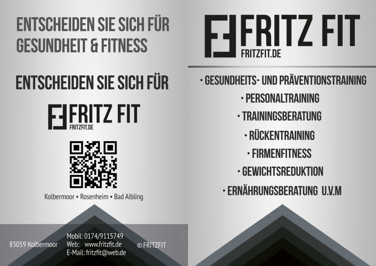 FritzFit - Flyer
