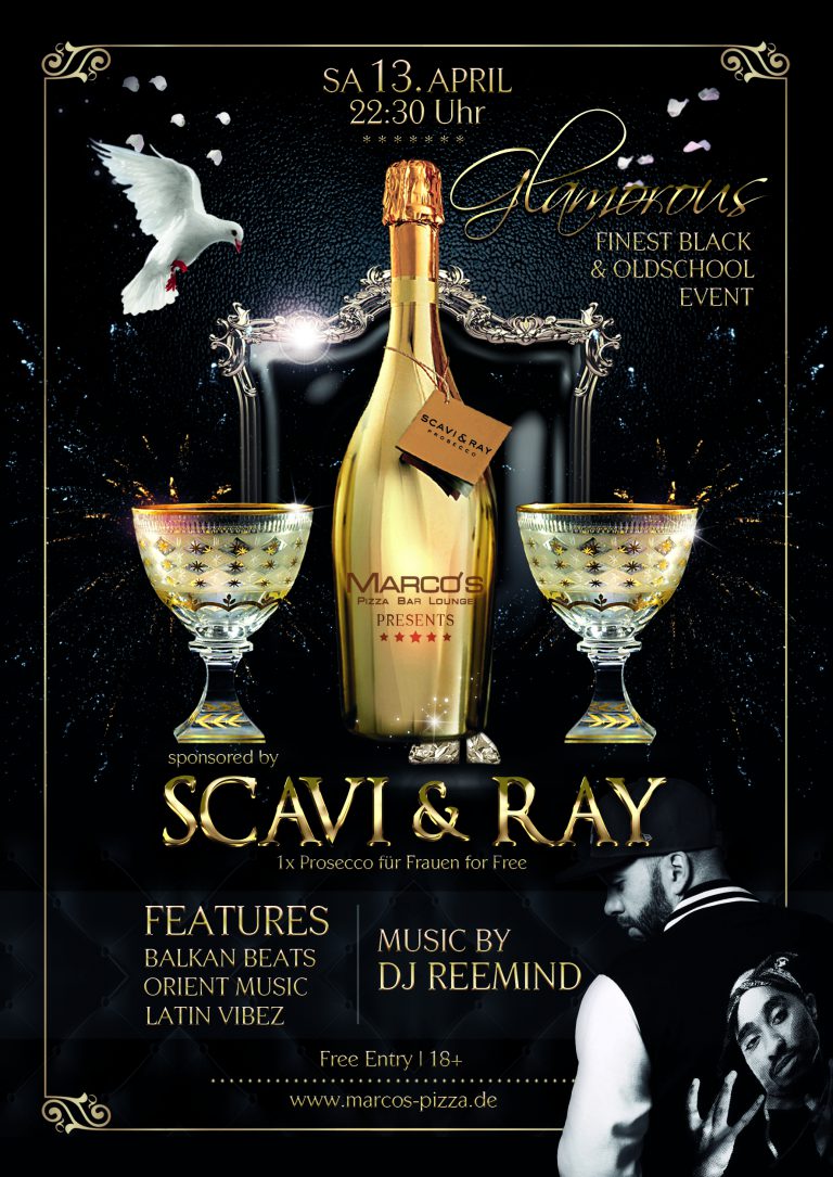 Scavi & Ray Glamorous - Flyer